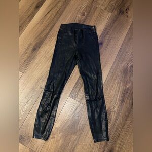 Rag & Bone Black Women's leather leggings size 0